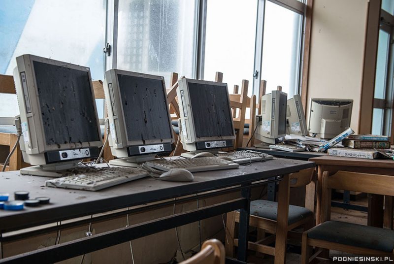 Chilling Images of a Civilization Swallowed by Nature in the Fukushima Nuclear Disaster Zone