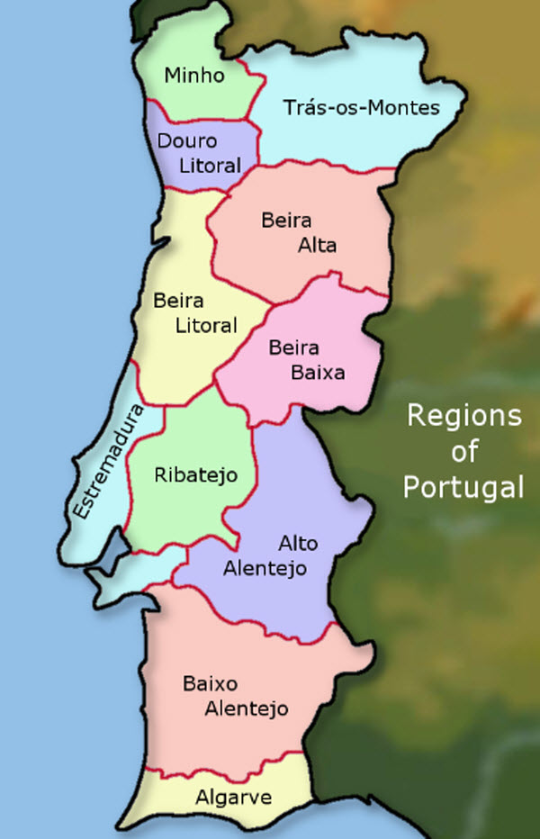 مقاطعات البرتغال